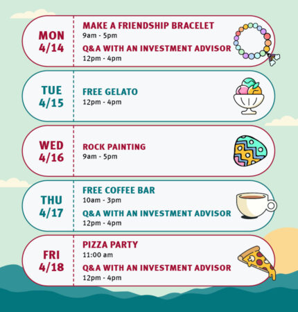 Tresidder GO events schedule